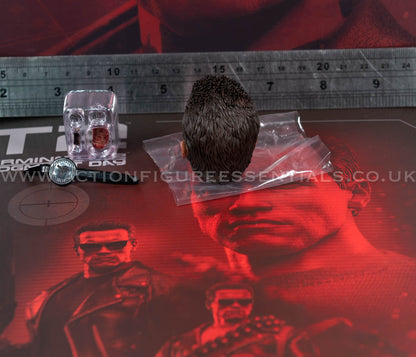 Hot Toys - T-800 Terminator 2 (2.0) - Head Sculpt - MMS795 - 1:6 Scale Parts Custom