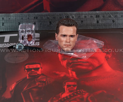 Hot Toys - T-800 Terminator 2 (2.0) - Head Sculpt - MMS795 - 1:6 Scale Parts Custom