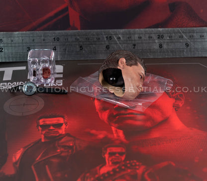 Hot Toys - T-800 Terminator 2 (2.0) - Head Sculpt - MMS795 - 1:6 Scale Parts Custom
