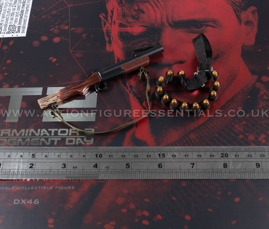 Hot Toys T-800 Battle Damaged Version 2.0 Grenade Launcher Bandolier Grenades 1/6 Scale Parts DX46 Terminator 2 Judgment Day