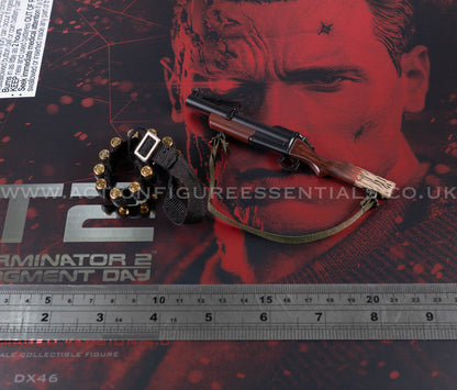 Hot Toys T-800 Battle Damaged Version 2.0 Grenade Launcher Bandolier Grenades 1/6 Scale Parts DX46 Terminator 2 Judgment Day