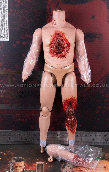 Hot Toys T-800 Battle Damaged Body Endoskeleton Exposed 1/6 Scale DX46 Terminator 2 Judgment Day Figure Part