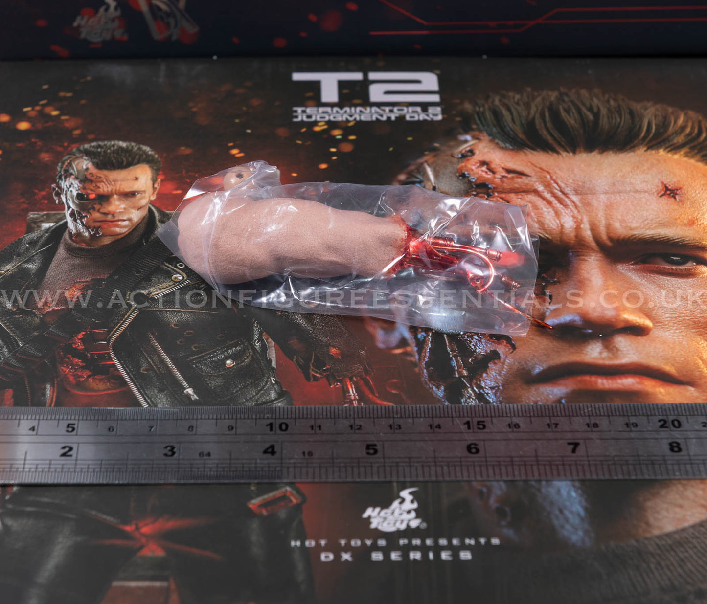 Hot Toys T-800 Battle Damaged Body Endoskeleton Exposed 1/6 Scale DX46 Terminator 2 Judgment Day Figure Part