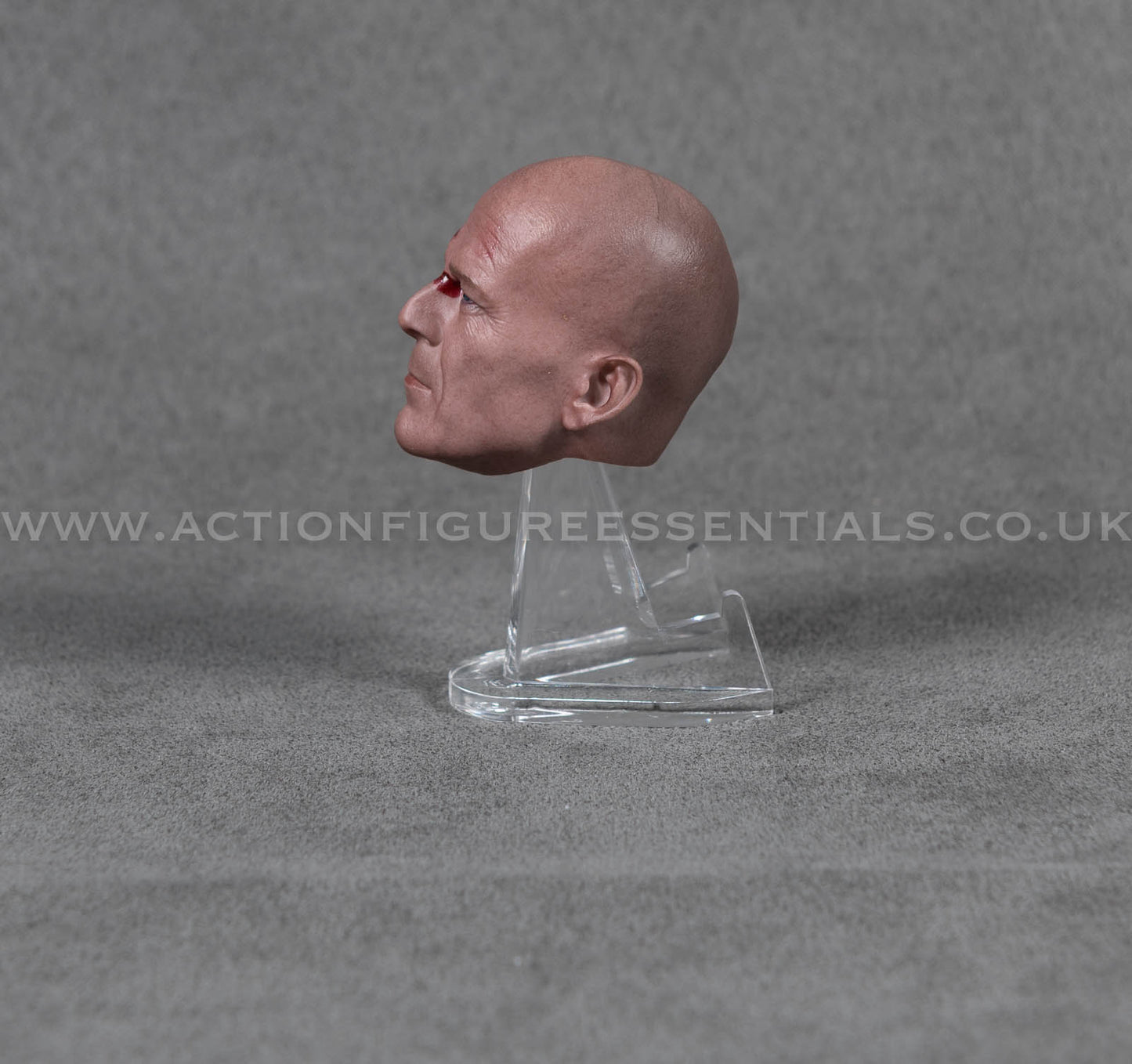 1/6 Scale Bald Battle Damaged Head Sculpt Custom Bruce Willis Style Figure Head