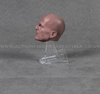 1/6 Scale Bald Battle Damaged Head Sculpt Custom Bruce Willis Style Figure Head