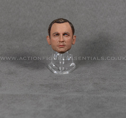 1/6 Scale James Bond Head Sculpt Daniel Craig Custom 007 Sixth Scale Figure Head