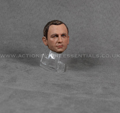 1/6 Scale James Bond Head Sculpt Daniel Craig Custom 007 Sixth Scale Figure Head