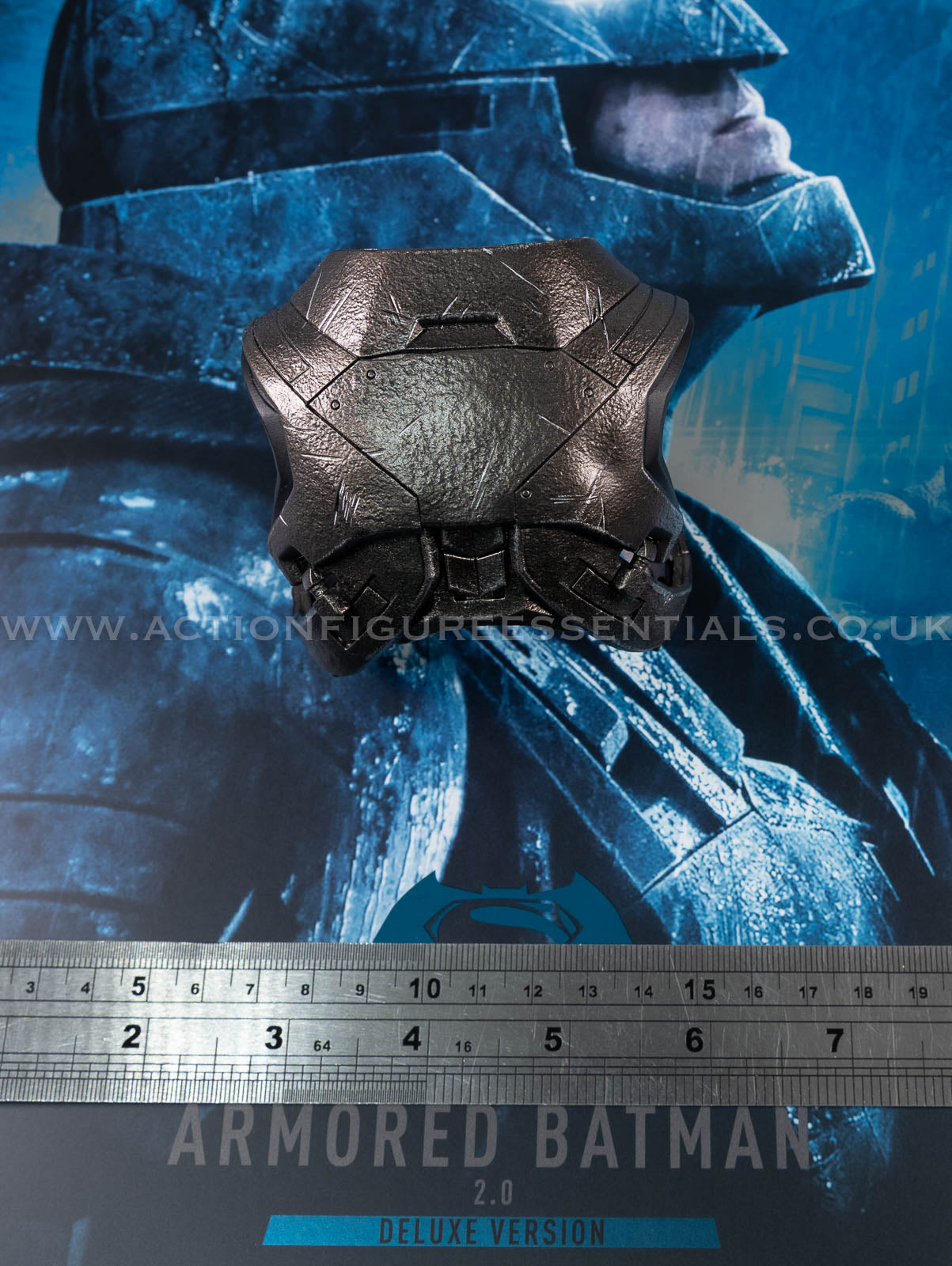 Hot Toys Armored Batman 2.0 Battle Damaged Chest Armour 1/6 Scale Part MMS743 Diecast Batman v Superman