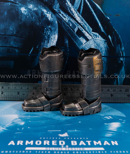Hot Toys Armored Batman 2.0 Boots & Foot Pegs 1/6 Scale Die Cast Parts MMS743 Batman v Superman