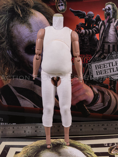 Hot Toys Beetlejuice MMS767 Body with Fat Suit & Neck Post Genuine 1/6 Scale
