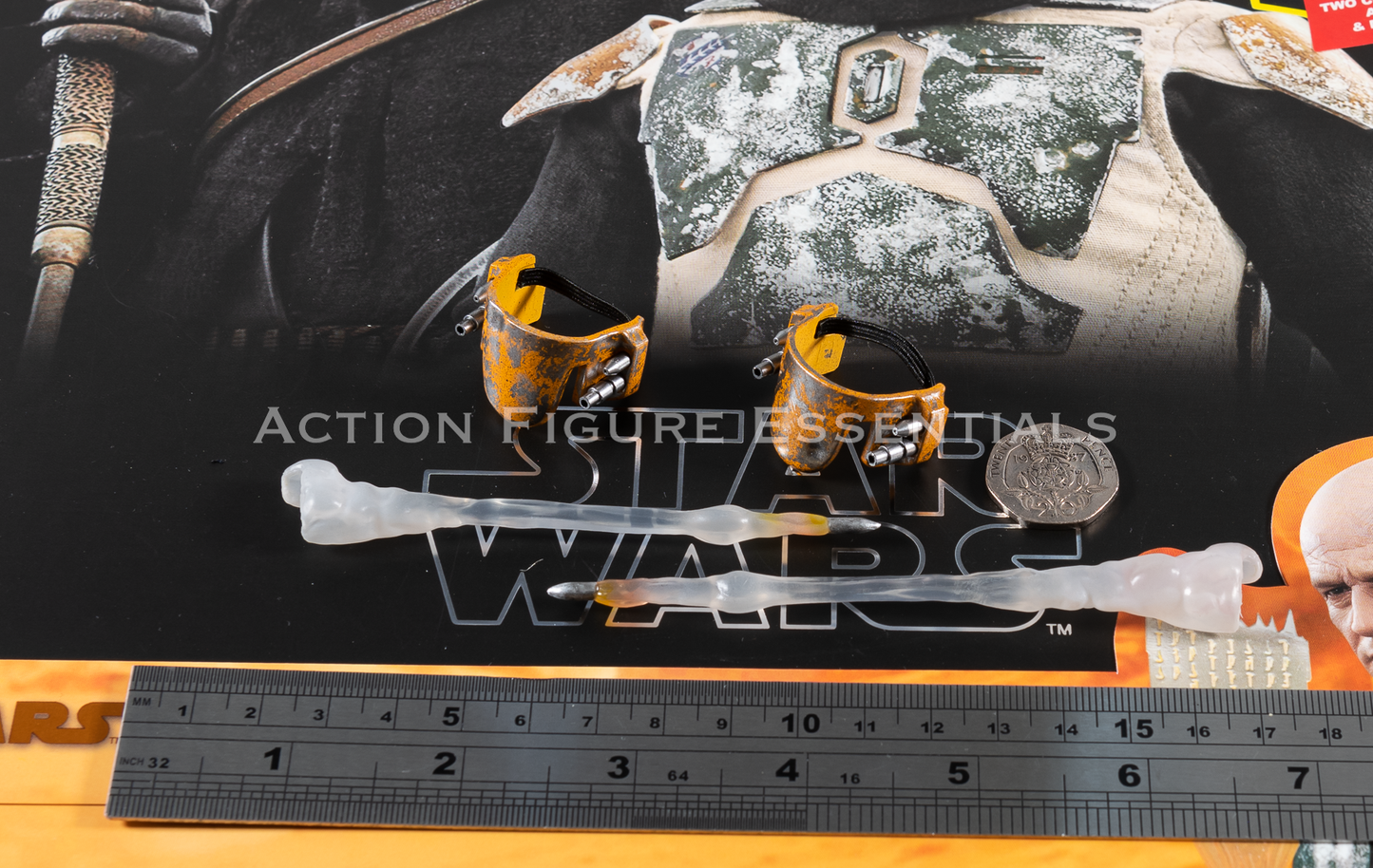 Hot Toys Star Wars Boba Fett Knee Guards Whistling Birds Set 1/6 Part TMS034 Mandalorian