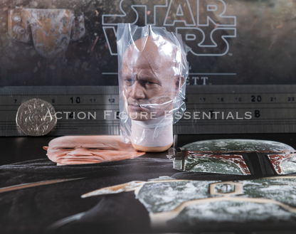 Hot Toys Star Wars Boba Fett Head Sculpt 1/6 Figure Part TMS034 Mandalorian