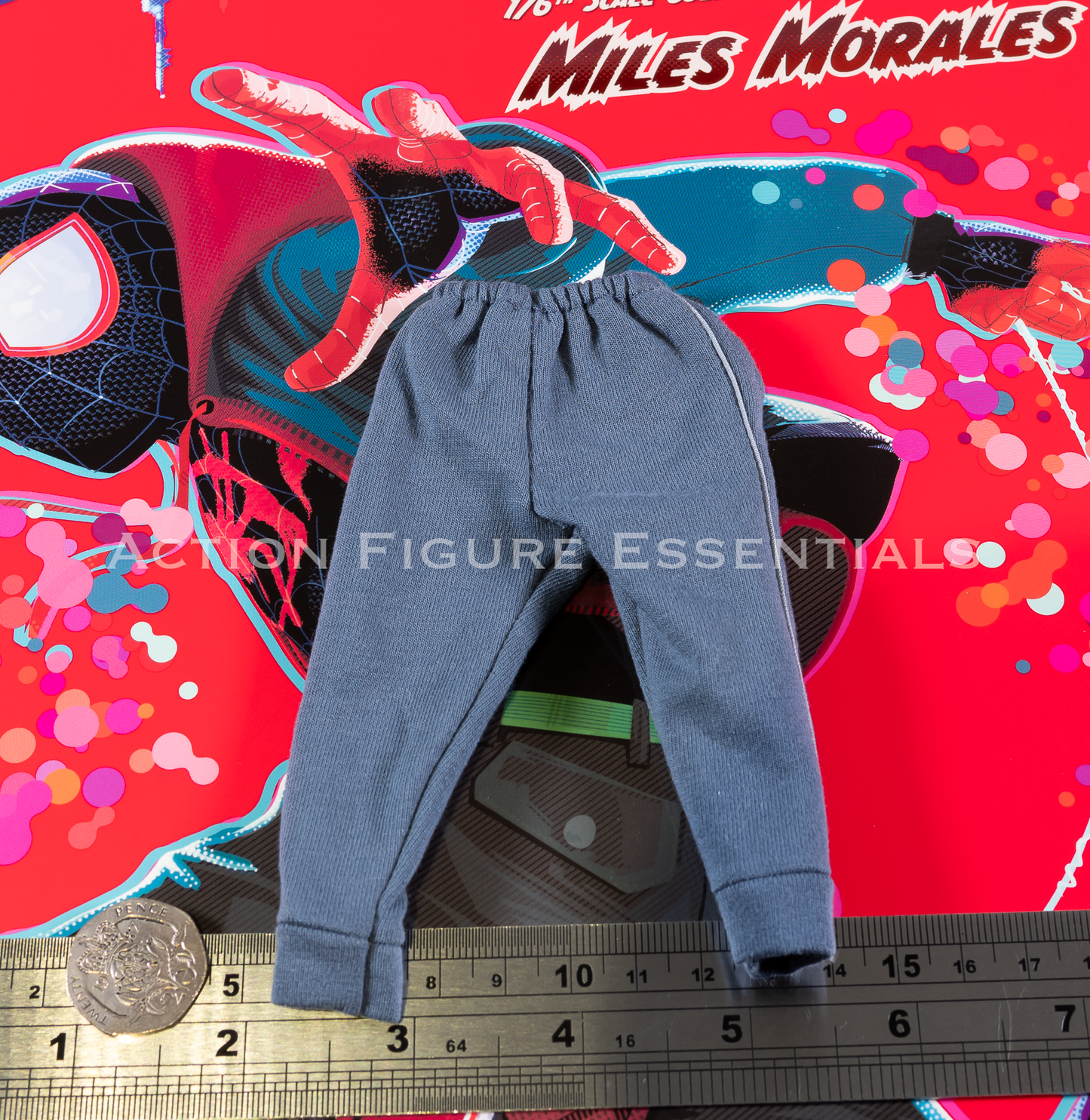 Hot Toys Miles Morales Training Pants Joggers Tracksuit Into The Spider-Verse MMS567 1/6 Figure Part