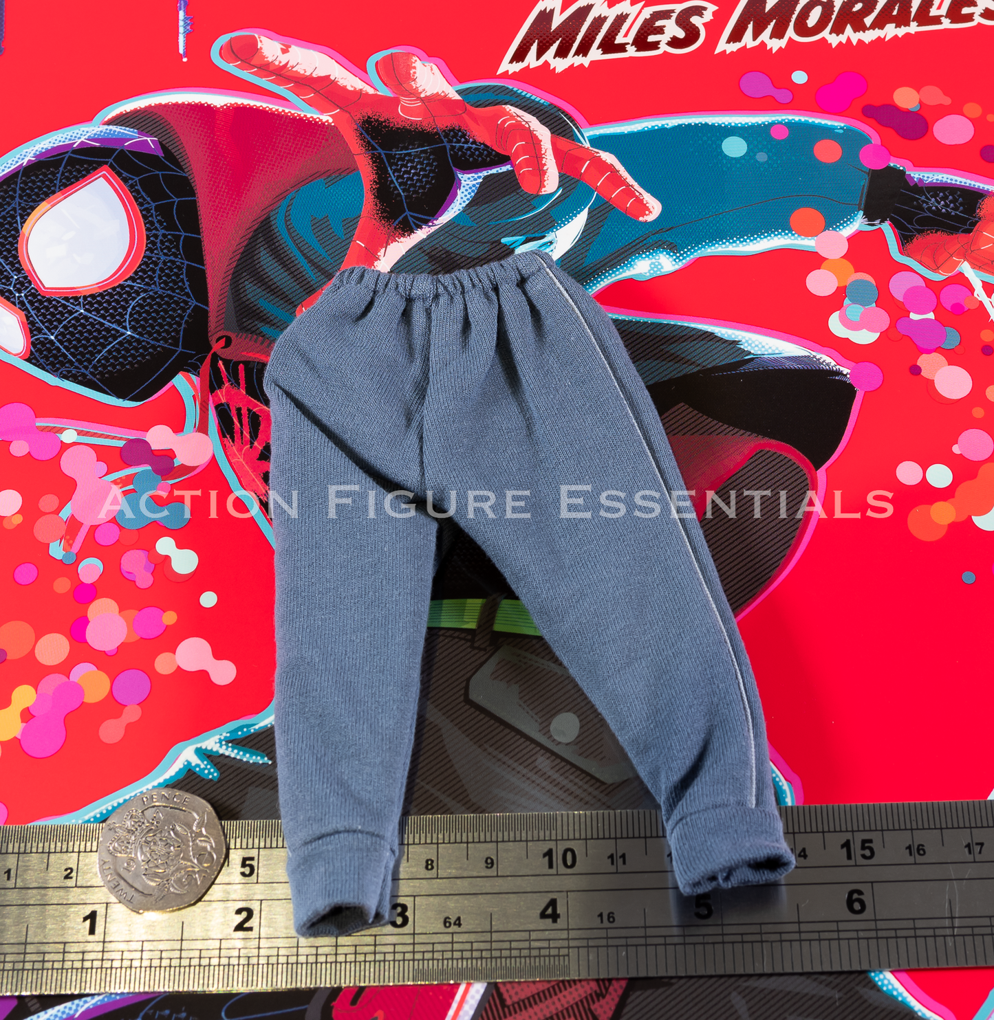 Hot Toys Miles Morales Training Pants Joggers Tracksuit Into The Spider-Verse MMS567 1/6 Figure Part