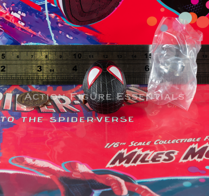 Hot Toys Miles Morales Spider-Man: Into the Spider-Verse MMS567 1/6 Head Sculpt Partially Masked Figure Part