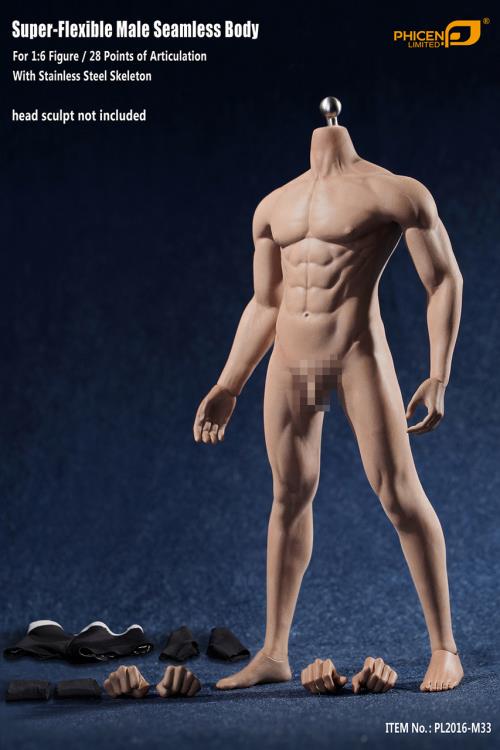 1/6 Phicen TBLeague M33 Male Seamless Action Figure Slim Muscular Body