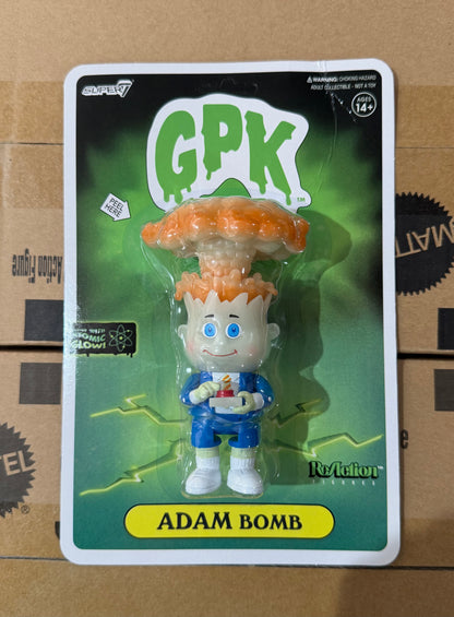 Super7 - Garbage Pail Kids - Adam Bomb - Glow In The Dark - ReAction Figure - Sale