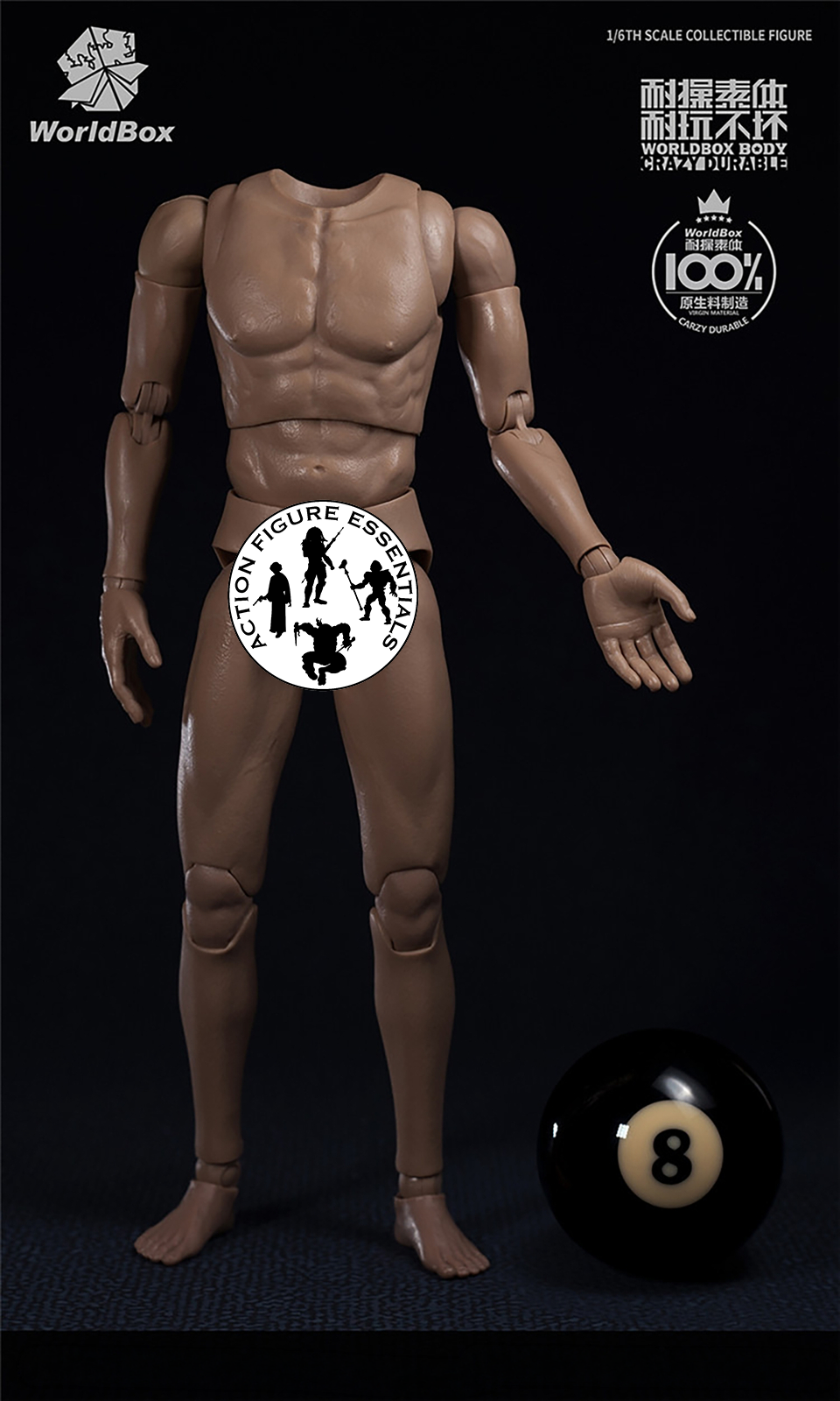 WorldBox 1/6 Scale Premium Body Set - Crazy Durable AT020