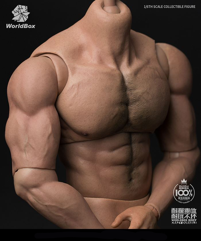 WorldBox AT027 1/6 Scale Extra-Large Muscular Male Figure Body