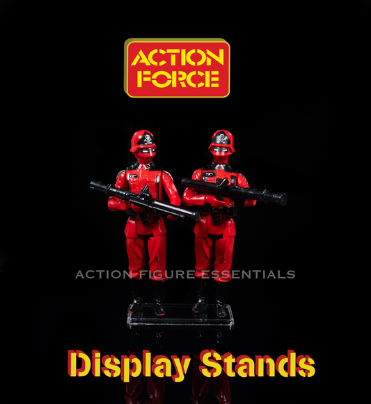 Vintage Action Force Figure Display Stands - Wide Version - (Set of 10 Stands)