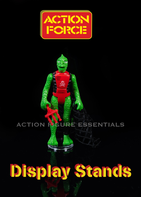 Vintage Action Force Figure Display Stands - Small Version - (Set of 10 Stands)