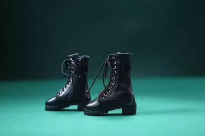 1/6 Scale Female Red Dress Outfit Set with Chest & Waist Holsters and Combat Boots – Fits 12" Action Figures