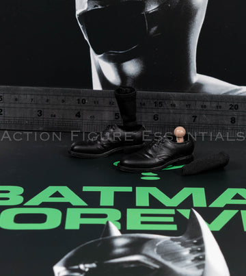 Mars Toys The Heir Bruce Wayne black dress shoes and socks, image 18