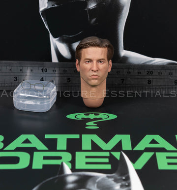 Mars Toys The Heir Bruce Wayne Val Kilmer portrait and lensless metal glasses, photograph 34