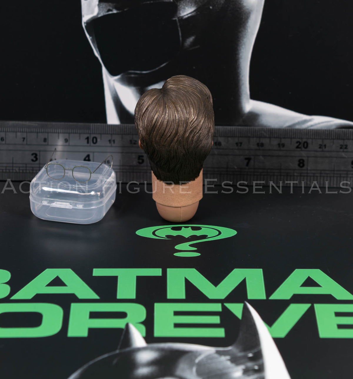 Mars Toys The Heir Bruce Wayne Val Kilmer portrait and lensless metal glasses, photograph 37