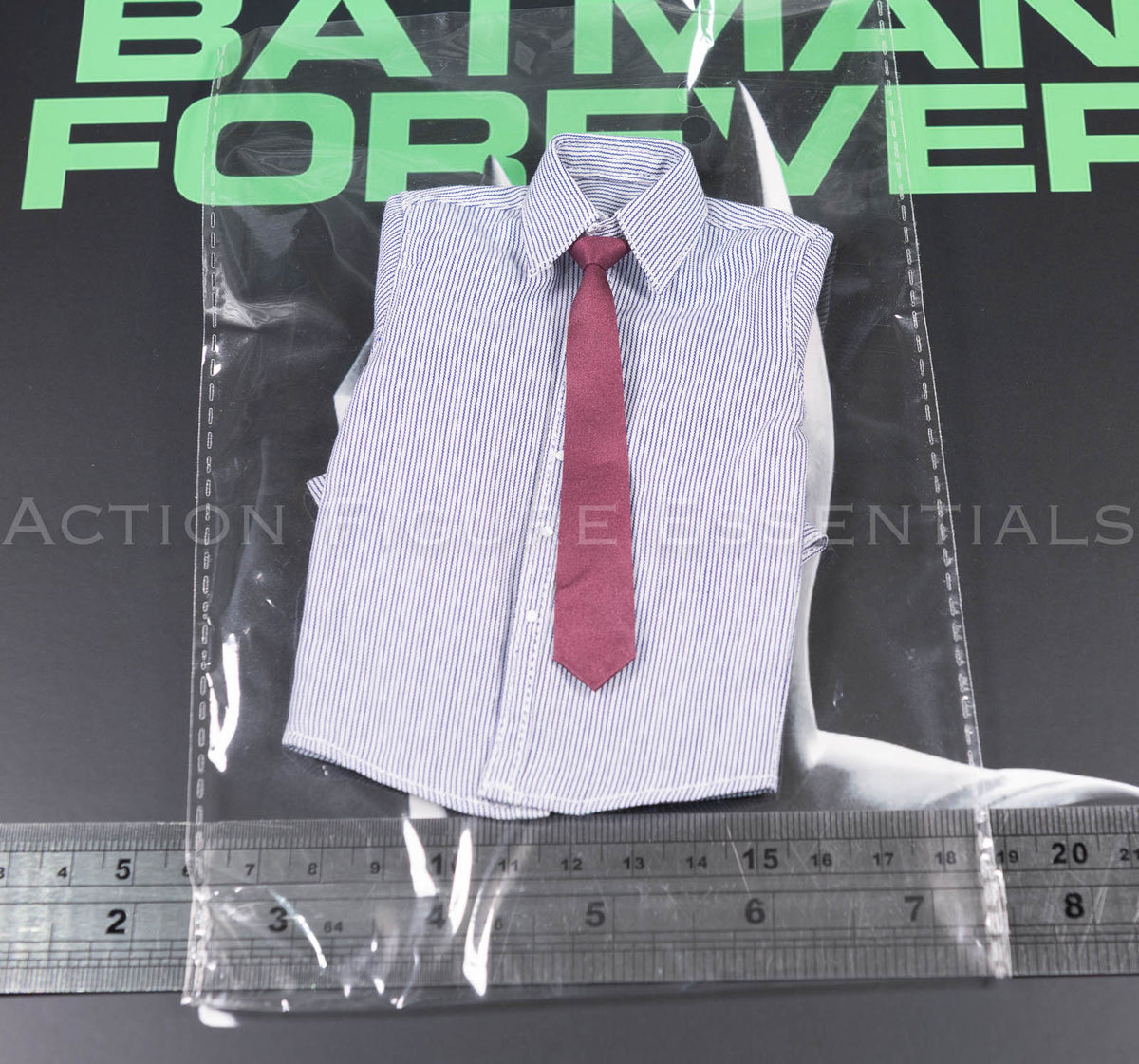 Mars Toys The Heir Bruce Wayne striped shirt and tie photo 1