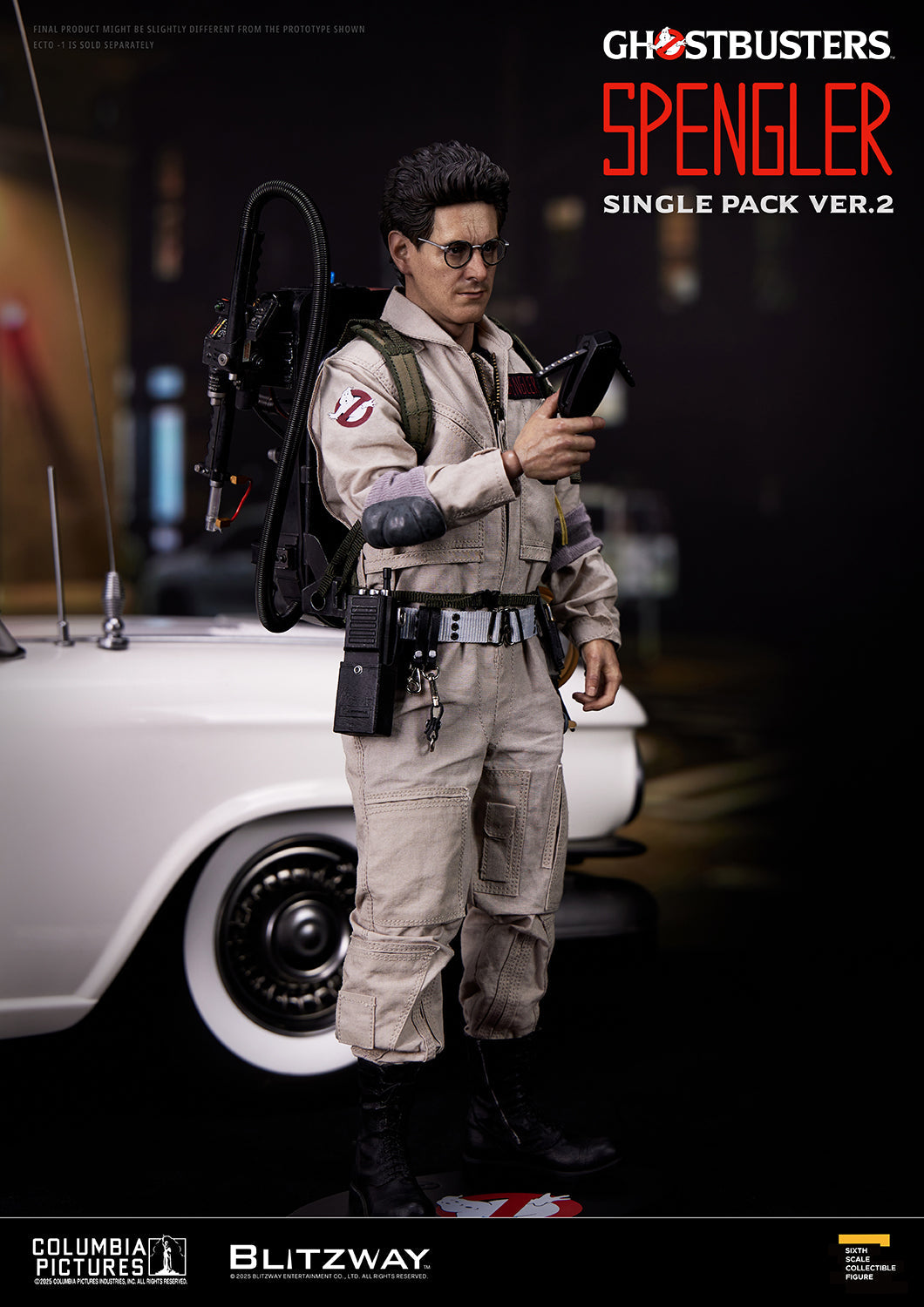 Blitzway Ghostbusters Ver.2 1/6 scale four-figure set featuring Venkman, Stantz, Spengler and Zeddemore.
