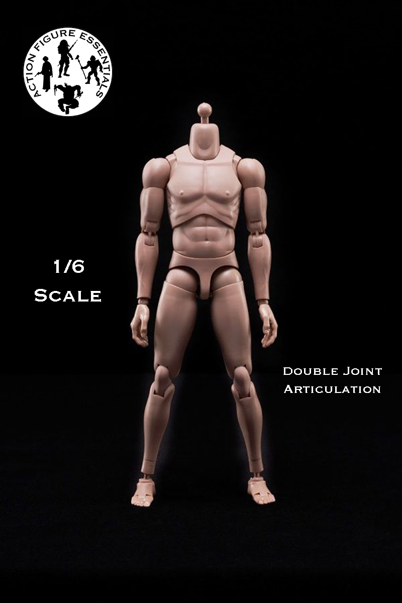 1/6 Body Action Figure Narrow Shoulder Male Slim Doll Model 12" Hot Toys Scale