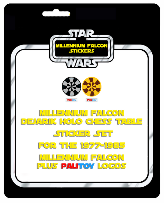 Vintage Star Wars Millennium Falcon Holo Chess Table Dejarik Replacement Stickers