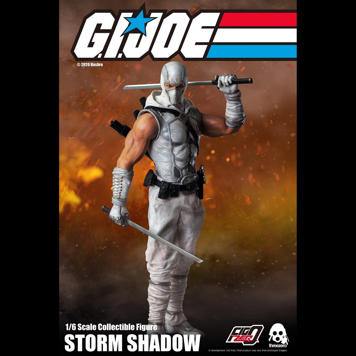 G.I. Joe Storm Shadow Collectible Figure 1/6 Scale By Threezero