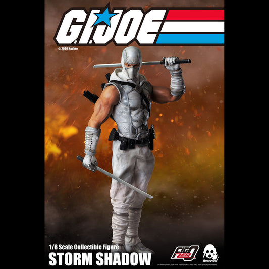 G.I. Joe Storm Shadow Collectible Figure Threezero 1/6 Scale Action Figure