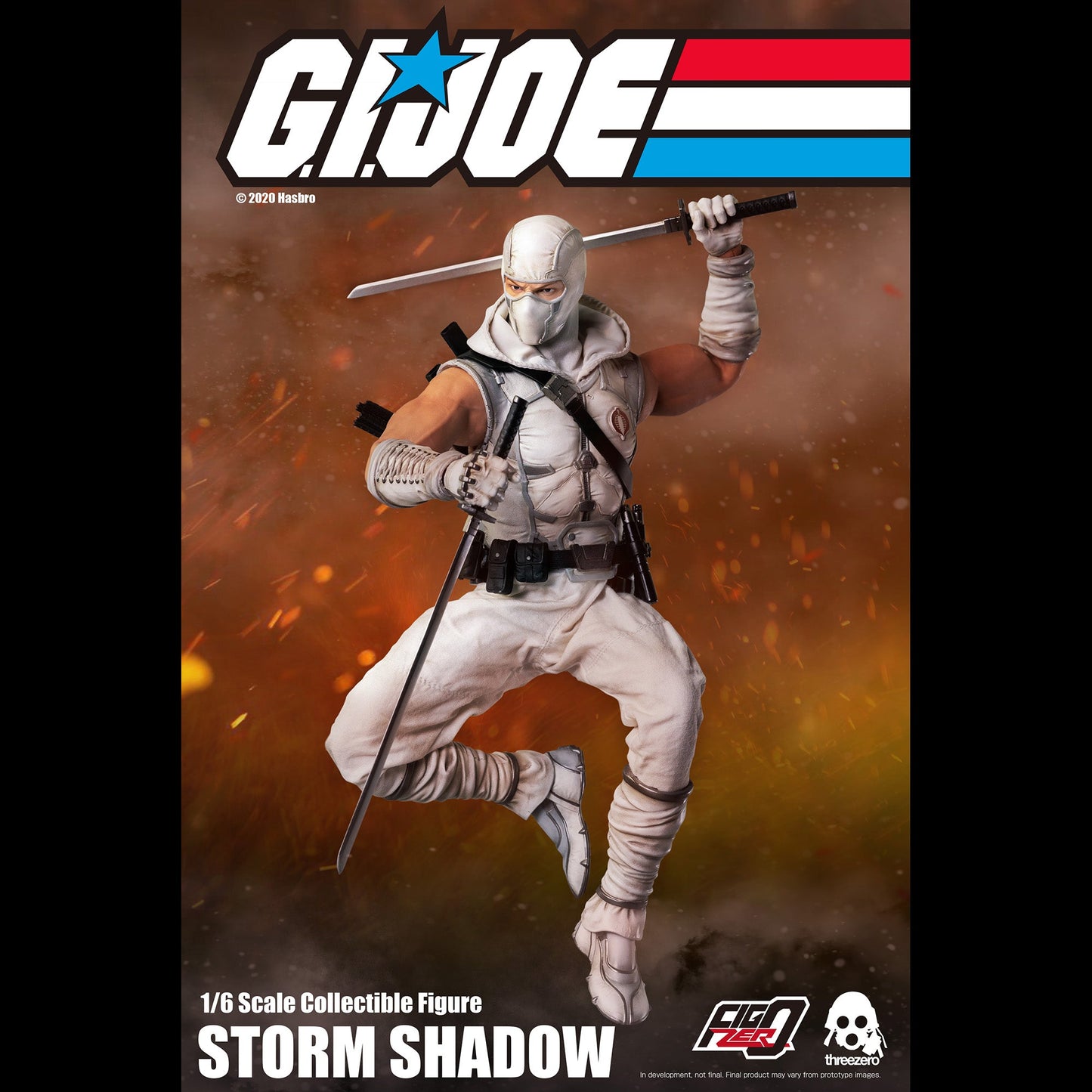 G.I. Joe Storm Shadow Collectible Figure 1/6 Scale By Threezero