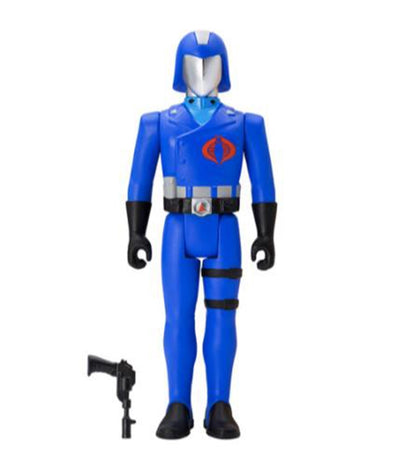 Super7 GI Joe Cobra Commander ReAction Figure Retro Wave 1 Action Figure