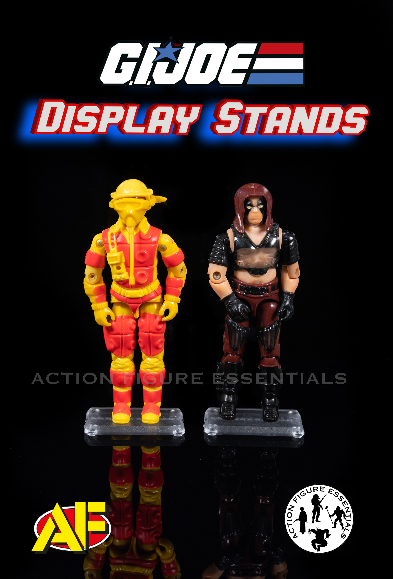 Vintage GI Joe Action Figure Display Stands - (Set of 20 Stands)