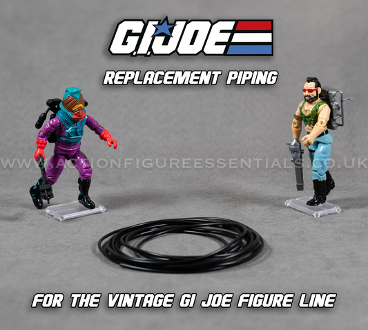 Vintage GI Joe Action Figure Hose Replacement Piping Hoses - Playset Repair Parts