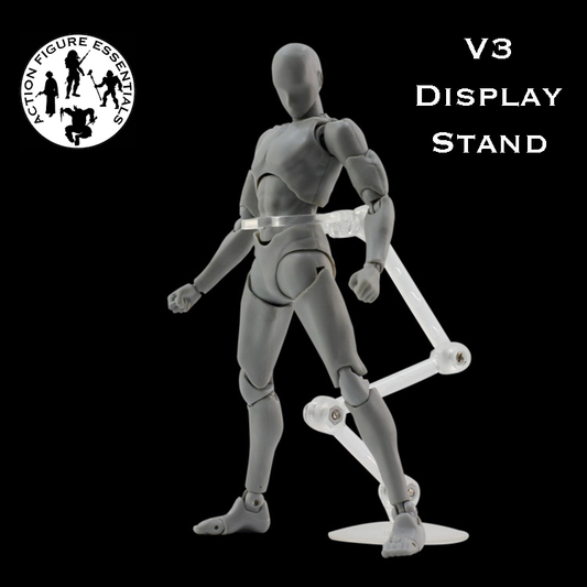 Dynamic Action Figure Display Stand Bases Holder - HG 6" SHF - V3 - (Set of 1 Pre-built Stand)