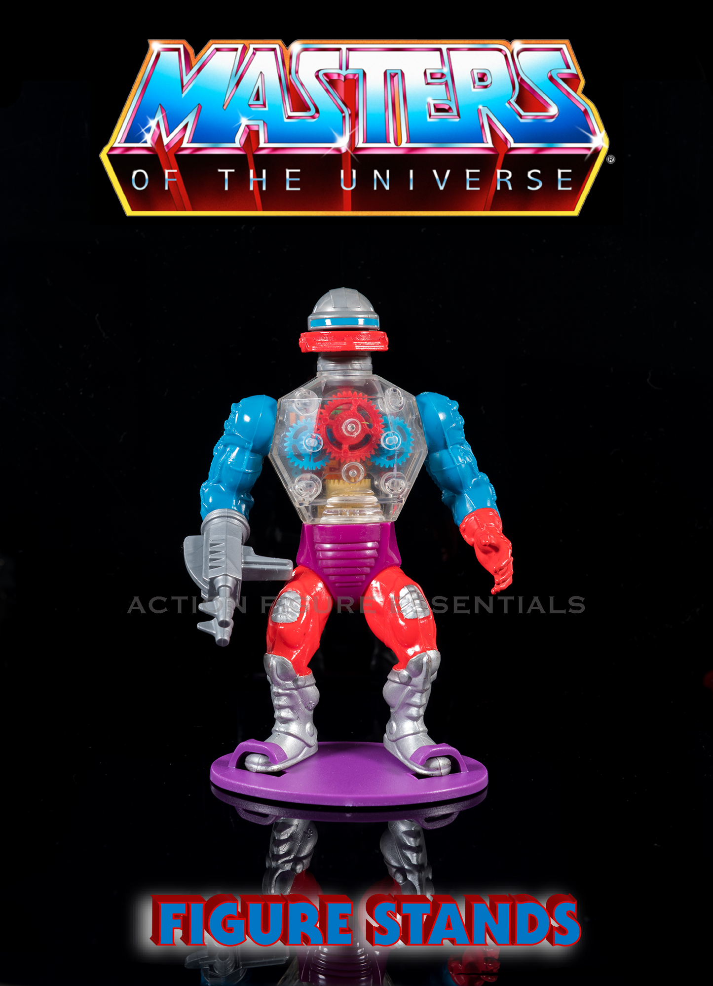 MOTU - Masters of The Universe - Action Figure Stands - Multi Coloured Options Available - (x1 Stand)