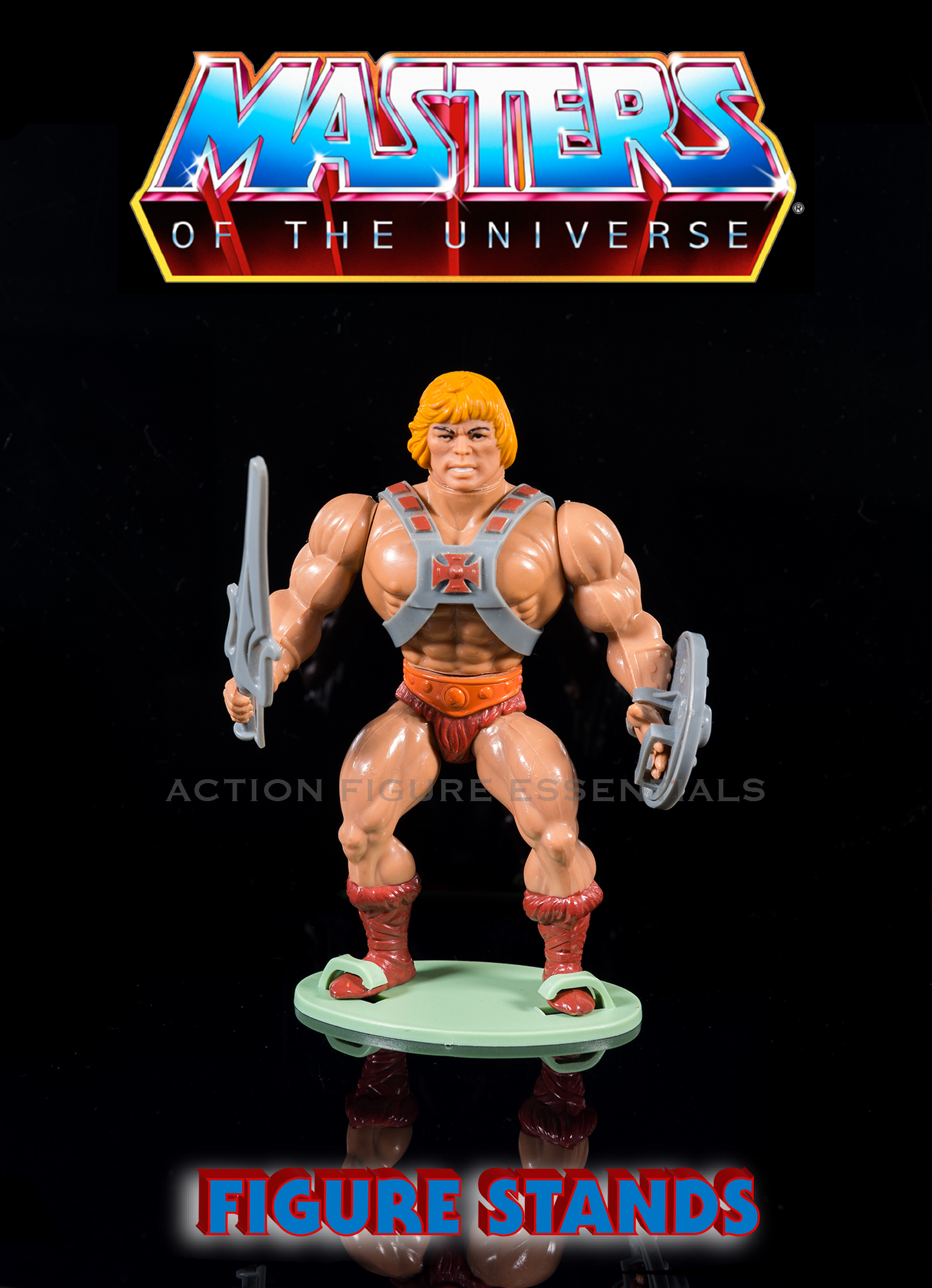 MOTU - Masters of The Universe - Action Figure Stands - Multi Coloured Options Available - (x1 Stand)