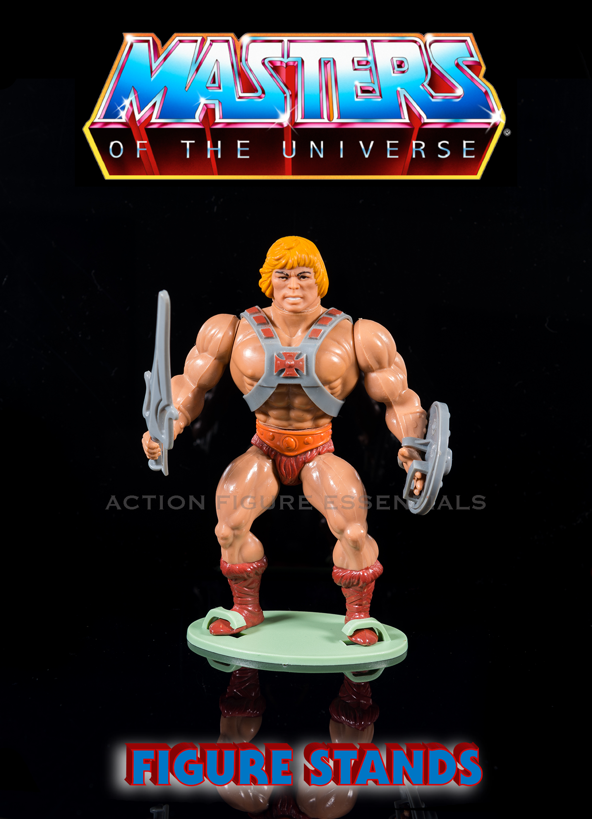 Vintage MOTU Action Figure Stands – Three Colours – additional product image 2