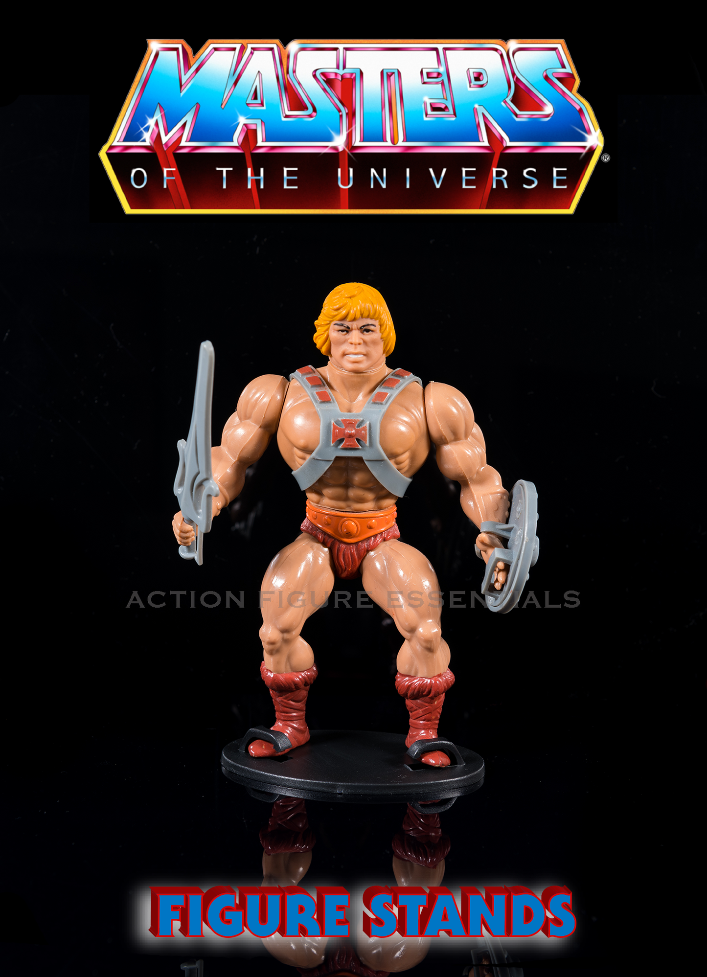 MOTU - Masters of The Universe - Action Figure Stands - Multi Coloured Options Available - (x1 Stand)