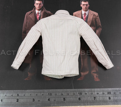 Mars Toys Mr W Batman 1989 Bruce Wayne striped shirt and patterned tie 1/6 scale