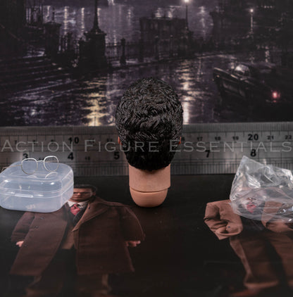 Mars Toys Mr. W Batman (1989) Bruce Wayne Head Sculpt & Metal Glasses – 1/6 Scale
