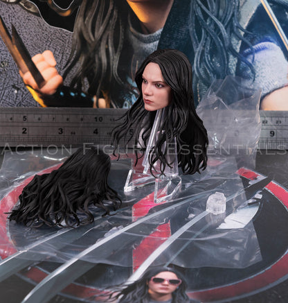 Hot Toys MMS781 X-23 Head Sculpt with Two Hairstyles 1/6 Scale