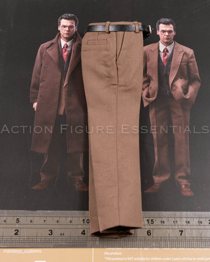 Mars Toys Mr W Batman 1989 Bruce Wayne brown suit trousers and black belt 1/6 scale