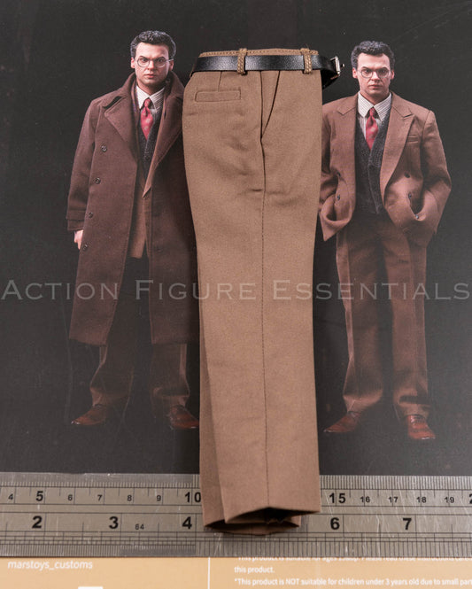 Mars Toys Mr W Batman 1989 Bruce Wayne brown suit trousers and black belt 1/6 scale