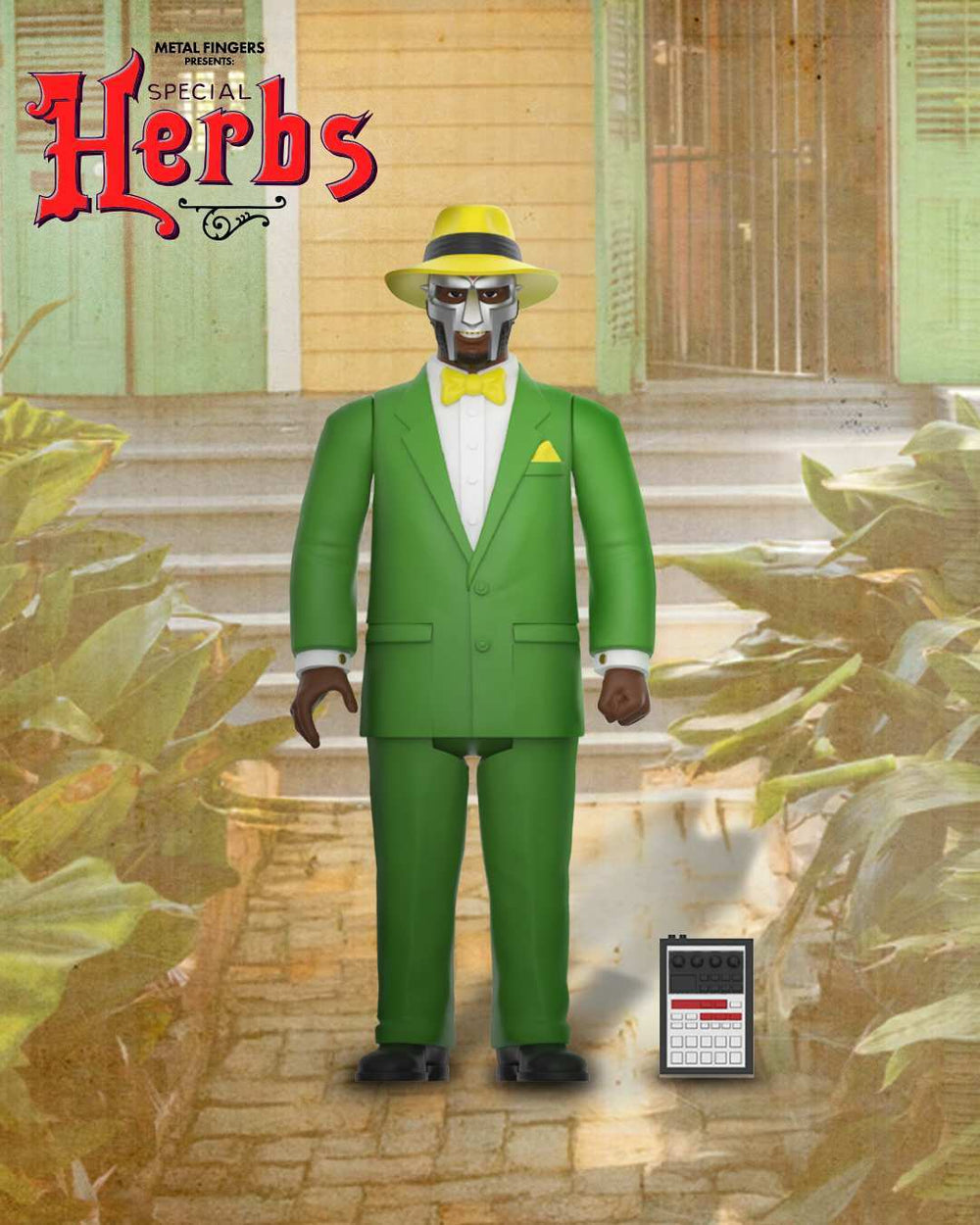 MF DOOM Special Herbs ReAction Figure – Super7 Hip Hop Collectible Action Figure